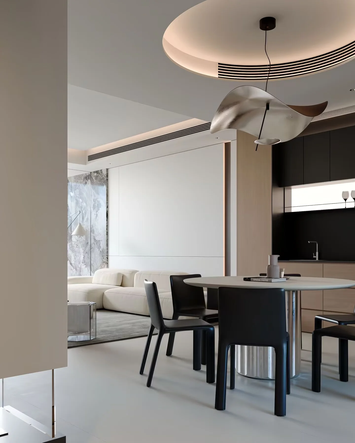 成都装修设计｜100㎡装出300㎡高级感，这才是极简风天花板